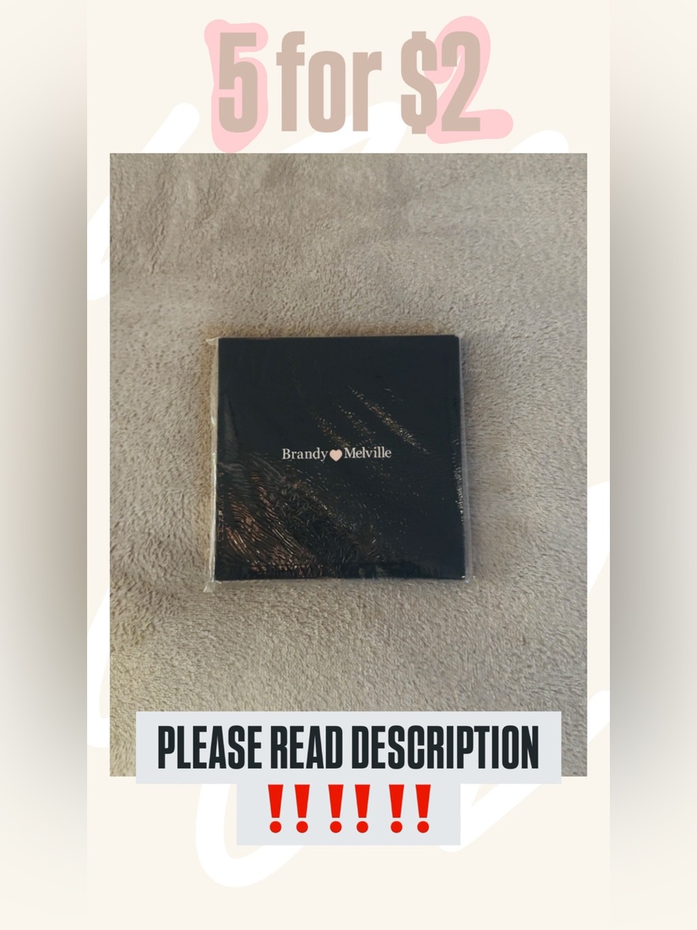 BRANDY MELVILLE CLOTHING/ACCESSORY/STORE CARDS 💙